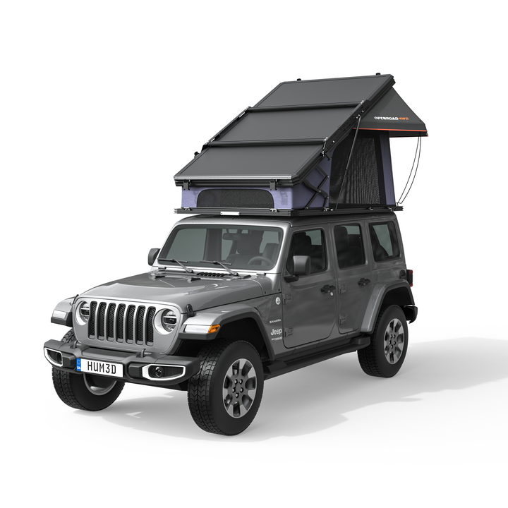 OPENROAD Aluminum Hard Shell Roof Top Tent - PeakRoof LT V2 Series