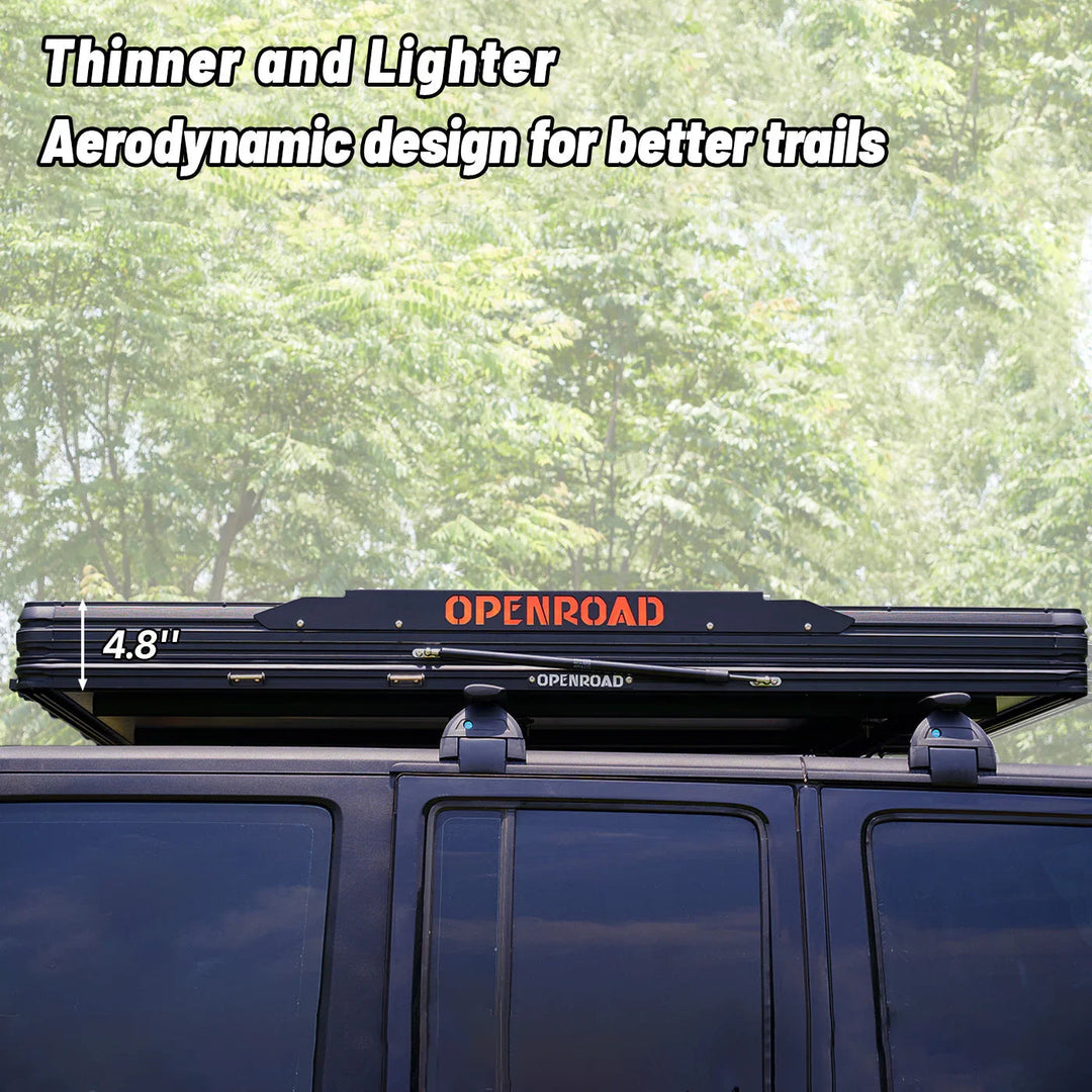 OPENROAD Aluminum Hard Shell Roof Top Tent - PeakRoof LT V2 Series