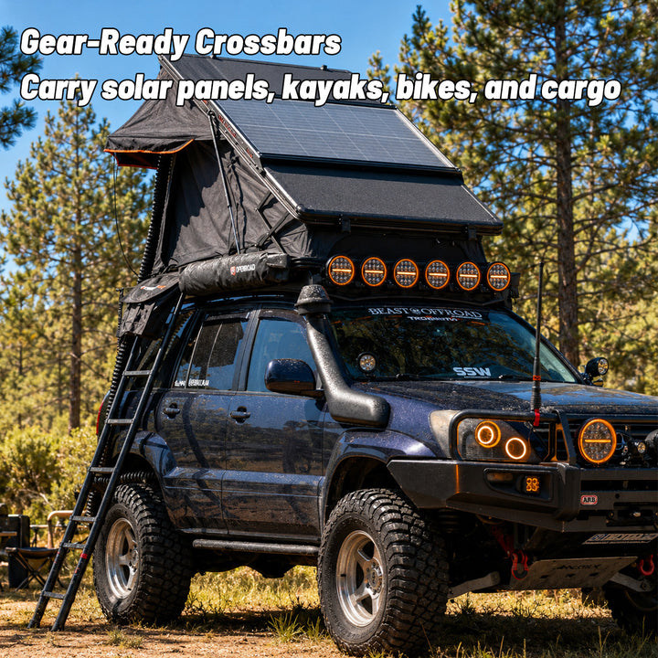 OPENROAD Aluminum Hard Shell Roof Top Tent - PeakRoof LT V2 Series