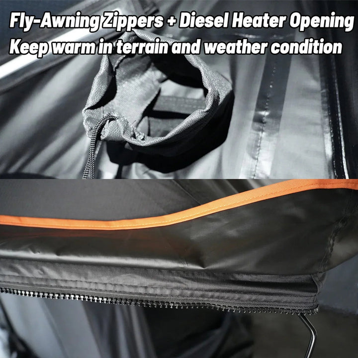 OPENROAD Aluminum Hard Shell Roof Top Tent - PeakRoof LT V2 Series