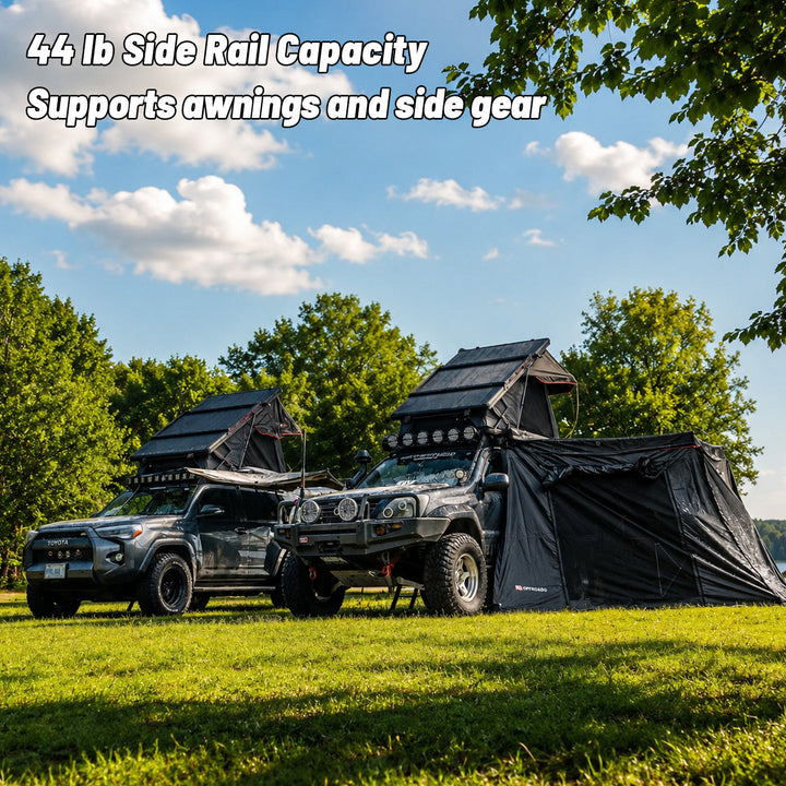 OPENROAD Aluminum Hard Shell Roof Top Tent - PeakRoof LT V2 Series