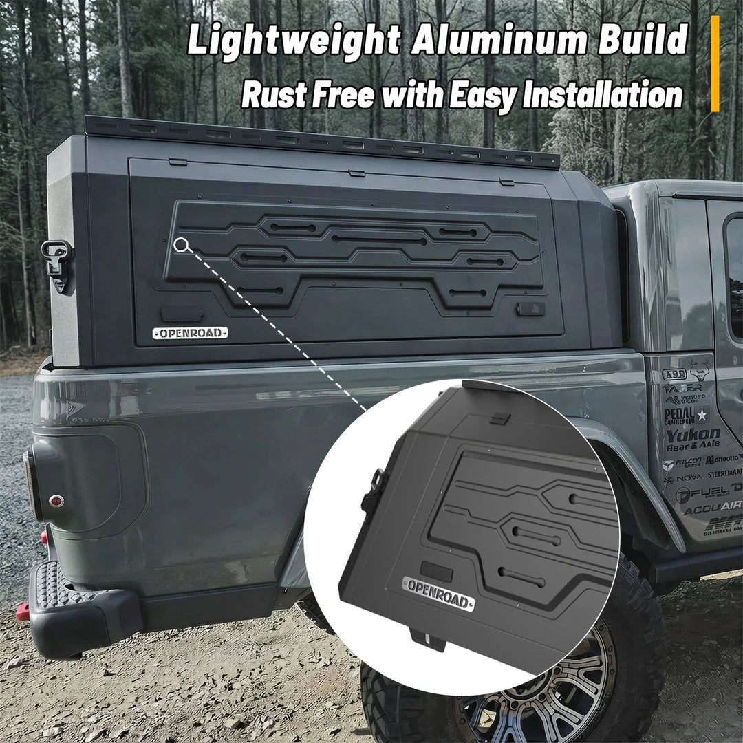 OPENROAD Aluminum Truck Cap