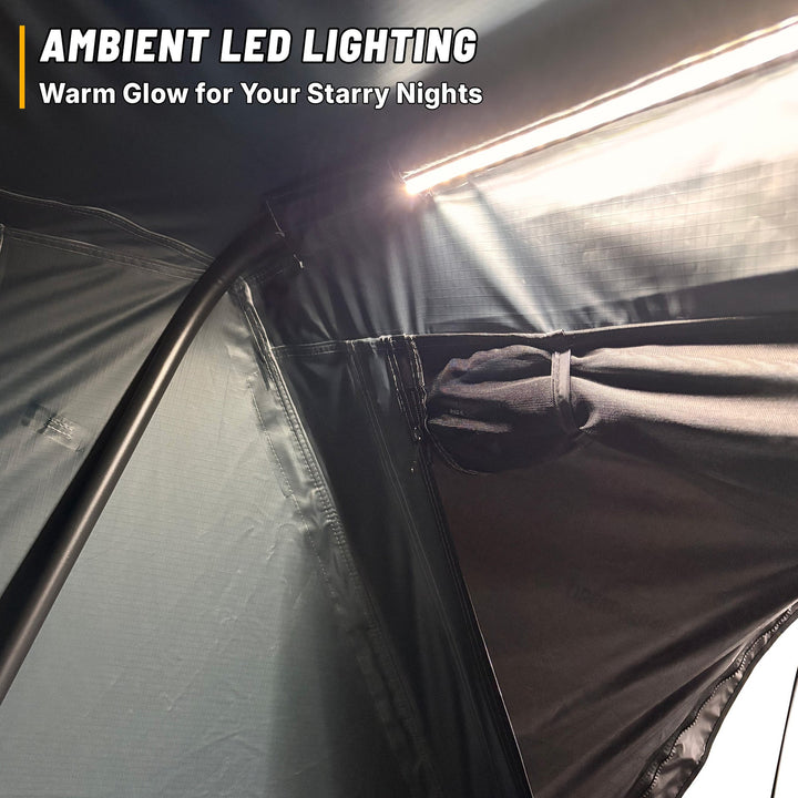 OPENROAD FlowRoof Side-Open Hard Shell Rooftop Tent