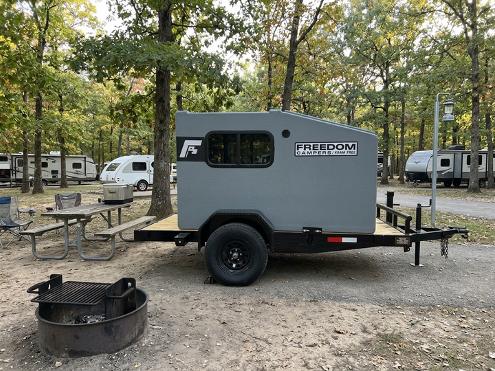 Freedom Camper Truck Bed &amp; Trailer Camper - Lightweight Insulated Shell