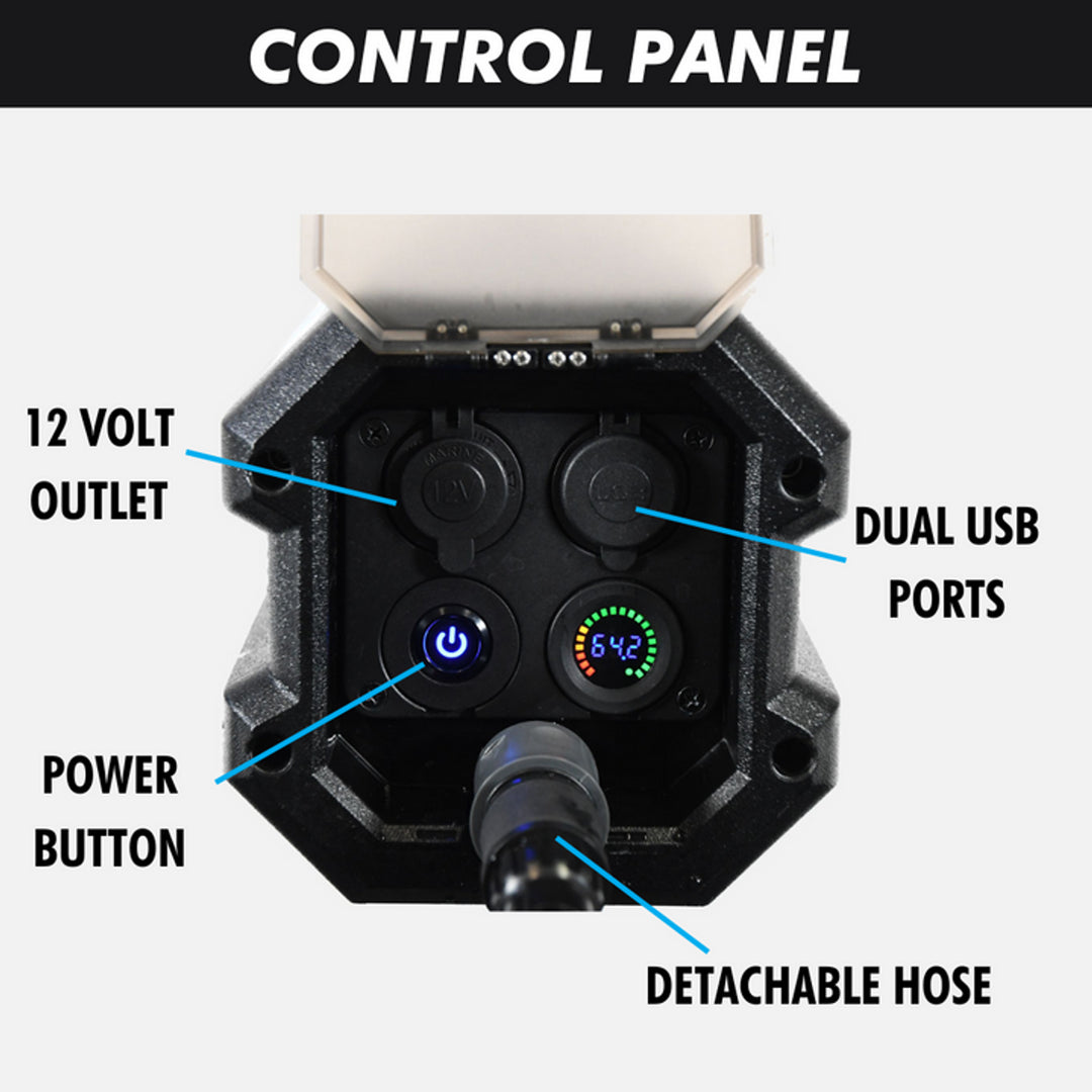 RinseKit Rack Shower Electric Portable