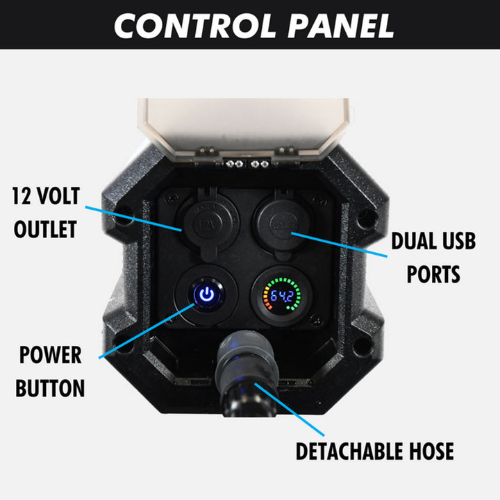 RinseKit Rack Shower Electric Portable