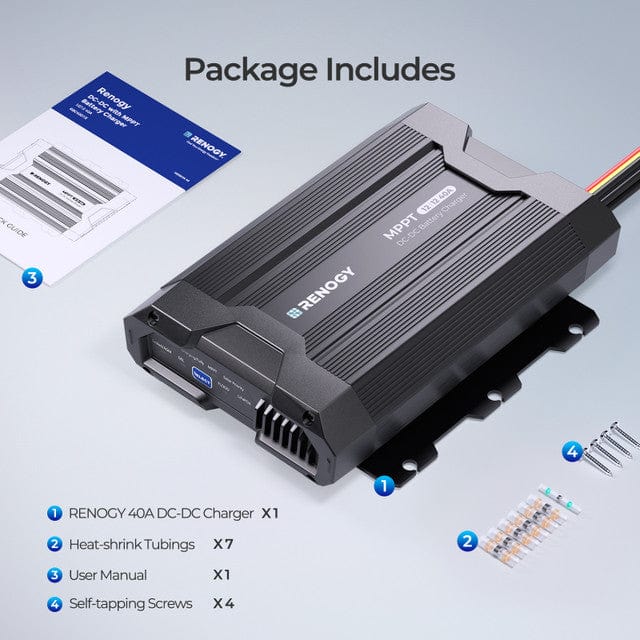 Renogy 40-Amp DC-to-DC Battery Charger with MPPT