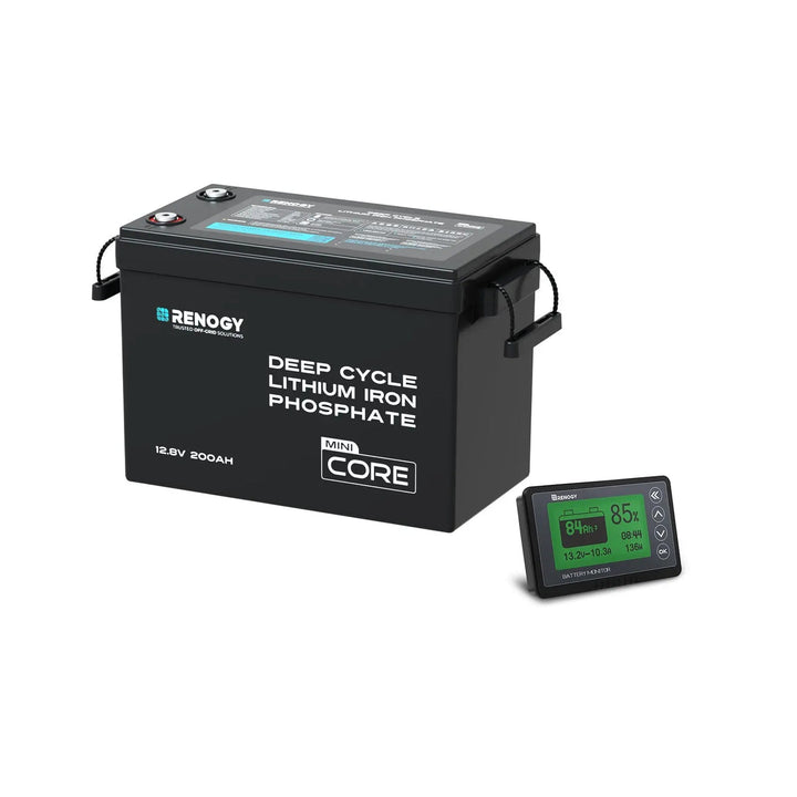 Renogy Mini 12V 200Ah LiFePO4 Battery w/ Low-Temperature Protection