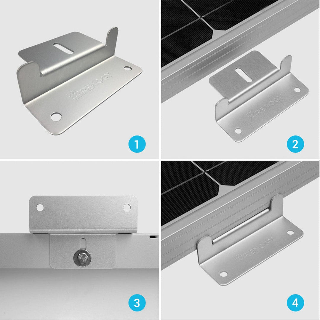 Renogy Set of 4 Solar Panel Mounting Z Bracket