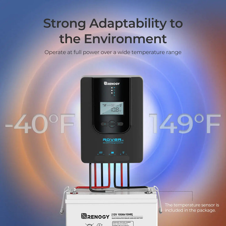 Renogy 40-Amp Rover Li MPPT Solar Charge Controller w/ Bluetooth