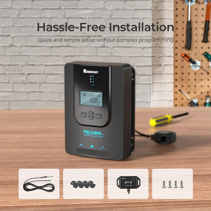 Renogy 40-Amp Rover Li MPPT Solar Charge Controller w/ Bluetooth