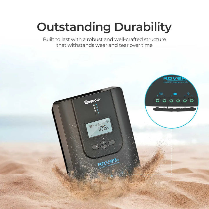 Renogy 40-Amp Rover Li MPPT Solar Charge Controller w/ Bluetooth