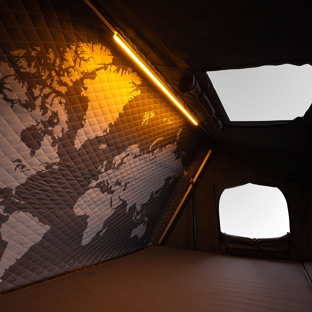 iKamper Skycamp DLX - Deluxe 4-Person Hardshell Rooftop Tent