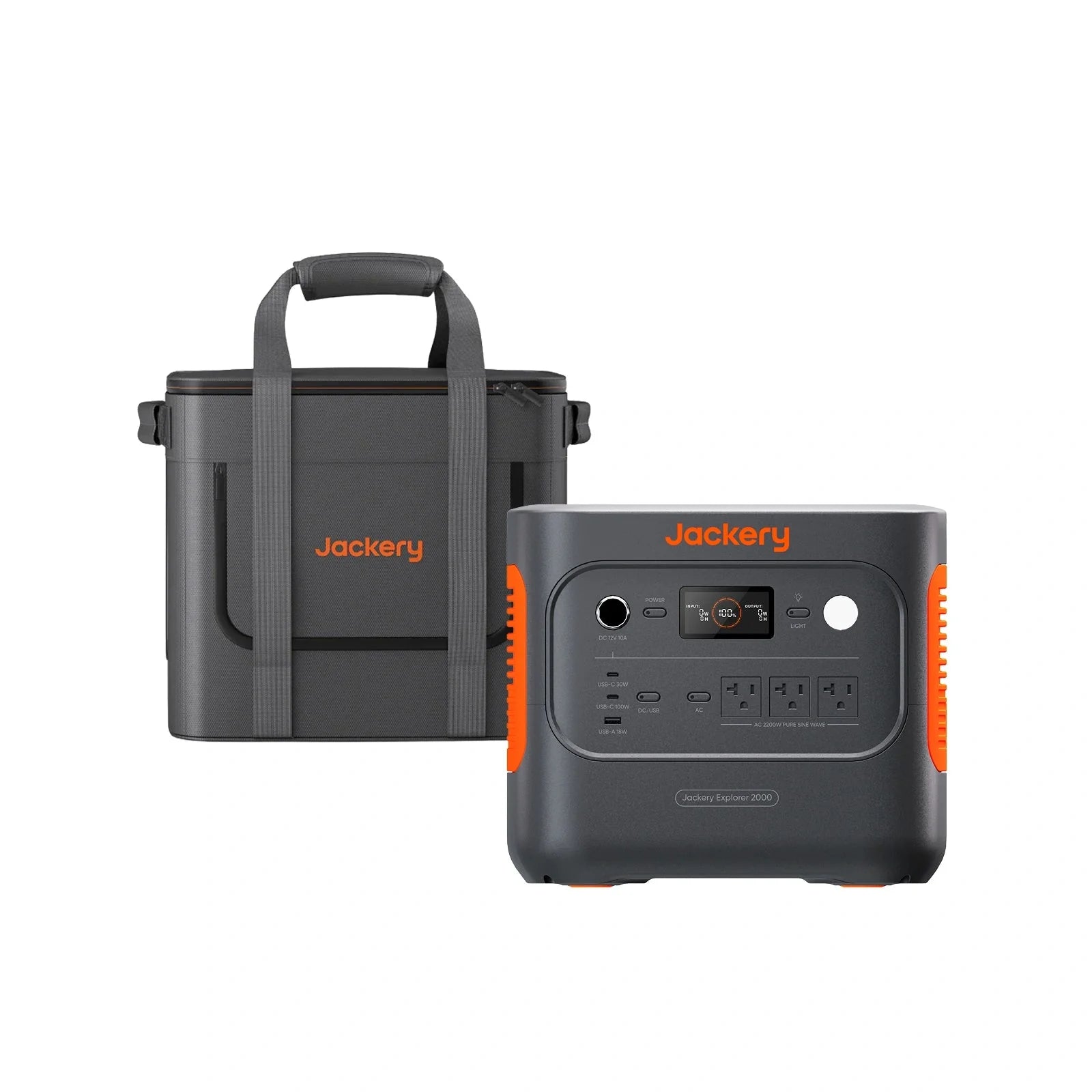 Jackery Explorer 2000 V2 Portable Power Station - 1*E2000V2 + 1*Guard Carrying Bag - Jackery Explorer  2000 v2 Portable Power Station