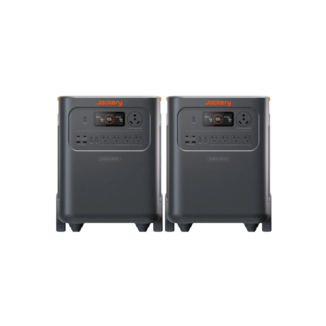 Jackery HomePower 3600 Plus x2 + Connect - two HomePower 3600 Plus units