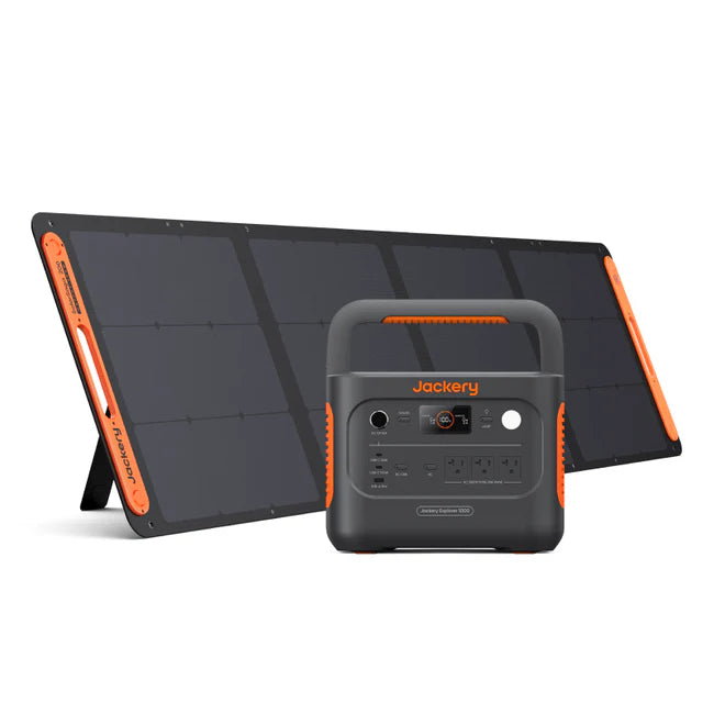 Jackery Explorer 1000 V2 1070Wh SolarSaga Bundle (200W Panel) - Ultimate Adventure Supply