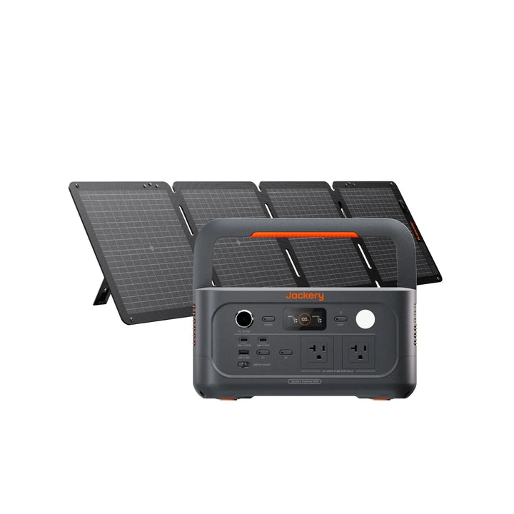 Jackery Explorer 600 V2 + 100 W Air Solar Panel - Jackery Solar Generator 600 v2