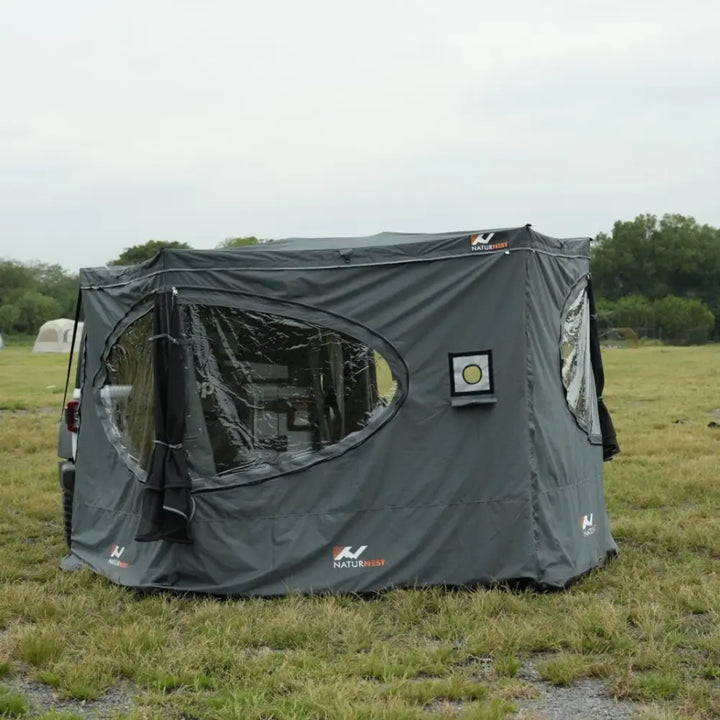 Naturnest 270 Car Awning Plus Wall Room