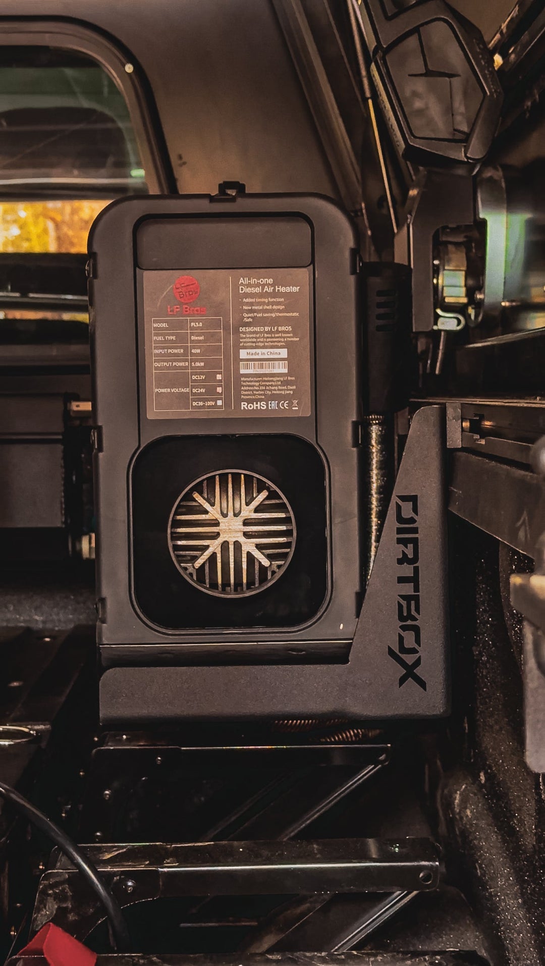 Diesel Heater Mount & Exhaust Relocation Kit - Ultimate Adventure Supply