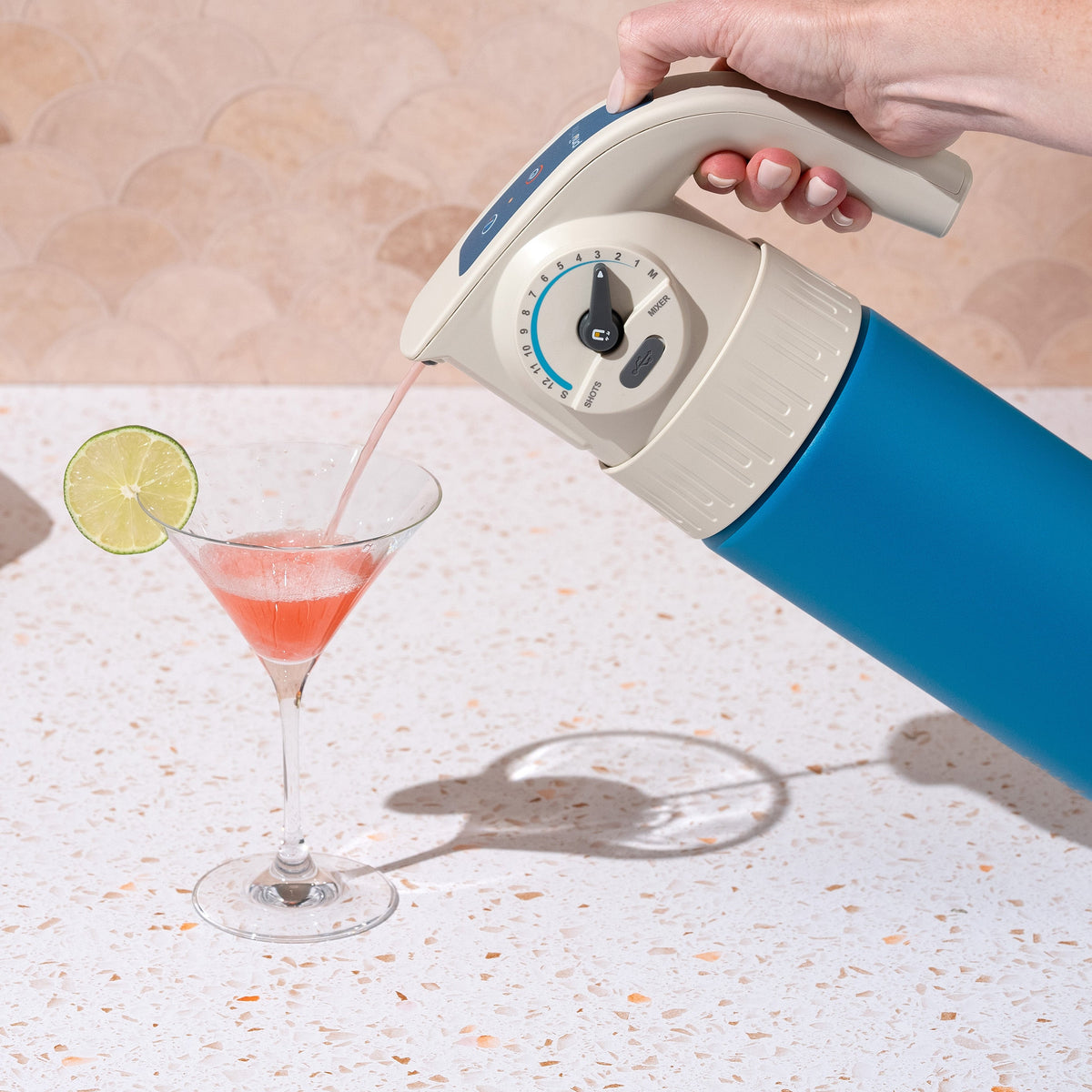 The pnümix Portable Drink Mixer
