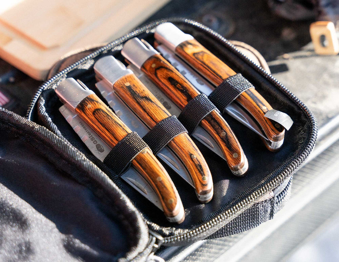 GSI Rakau Folding Steak Knife Set