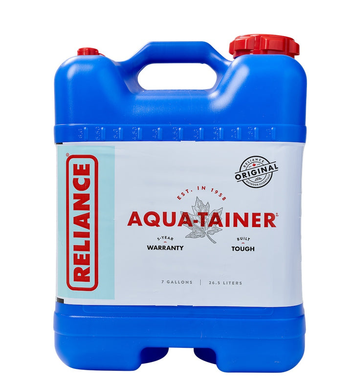 Reliance Aqua-Tainer Water Storage Container 7 Gallon front view