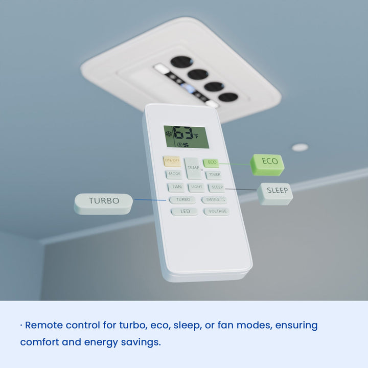 Outequipro 12V RV Air Conditioner – 10,000 BTU